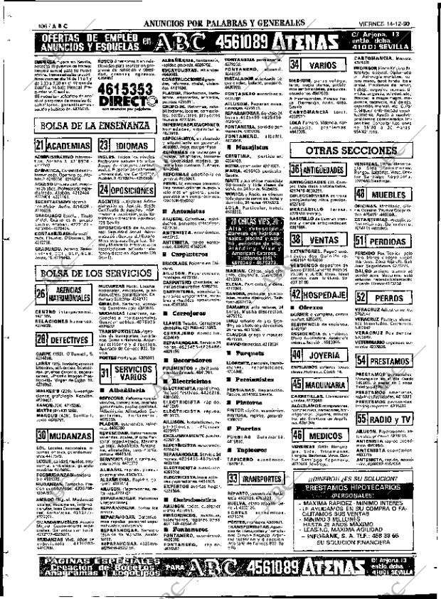 ABC SEVILLA 14-12-1990 página 106