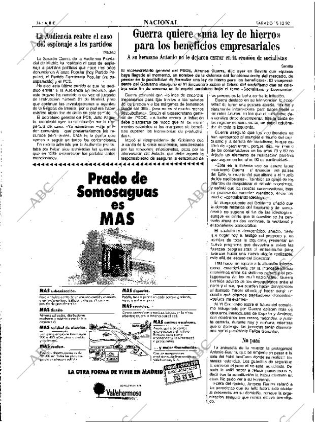 ABC MADRID 15-12-1990 página 34