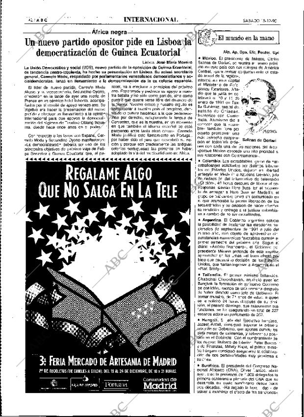 ABC MADRID 15-12-1990 página 42