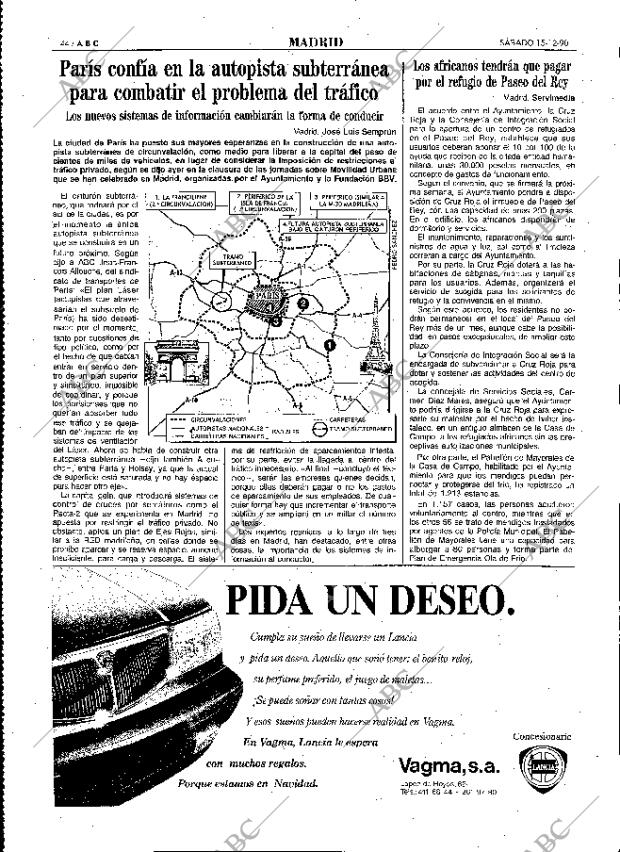 ABC MADRID 15-12-1990 página 44