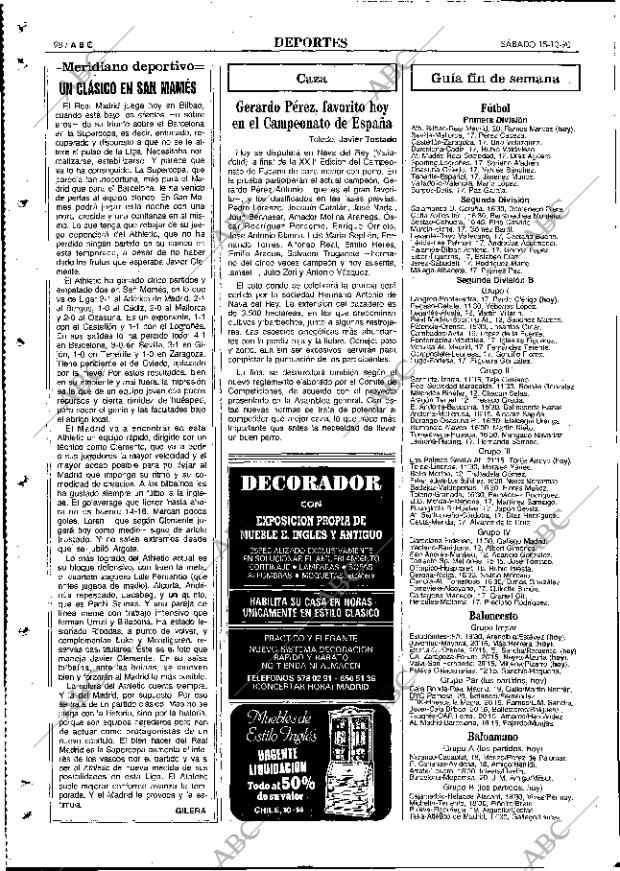 ABC MADRID 15-12-1990 página 98