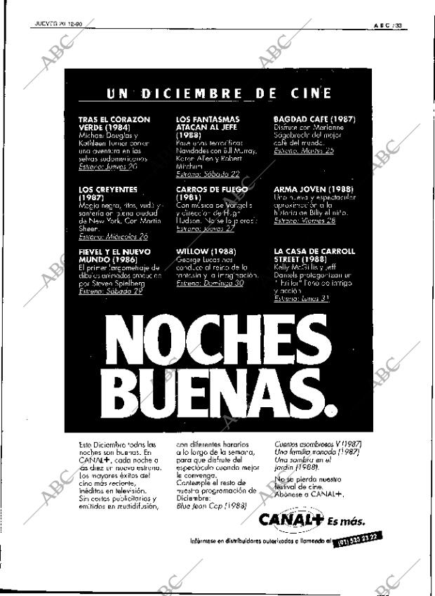 ABC SEVILLA 20-12-1990 página 33