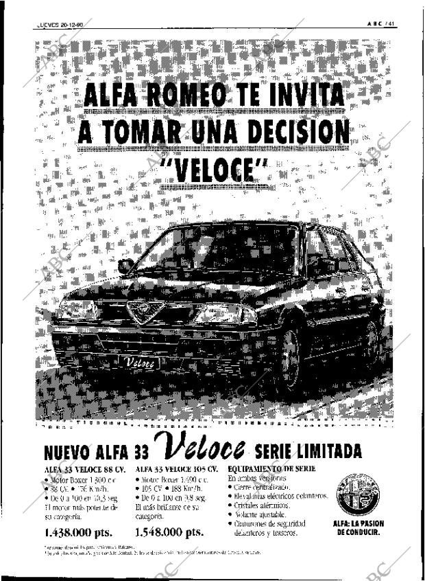 ABC SEVILLA 20-12-1990 página 41