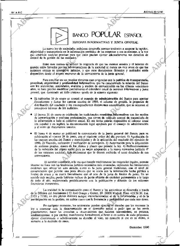 ABC SEVILLA 20-12-1990 página 68
