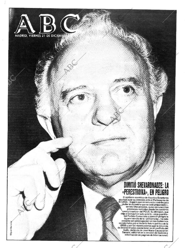ABC MADRID 21-12-1990 página 1