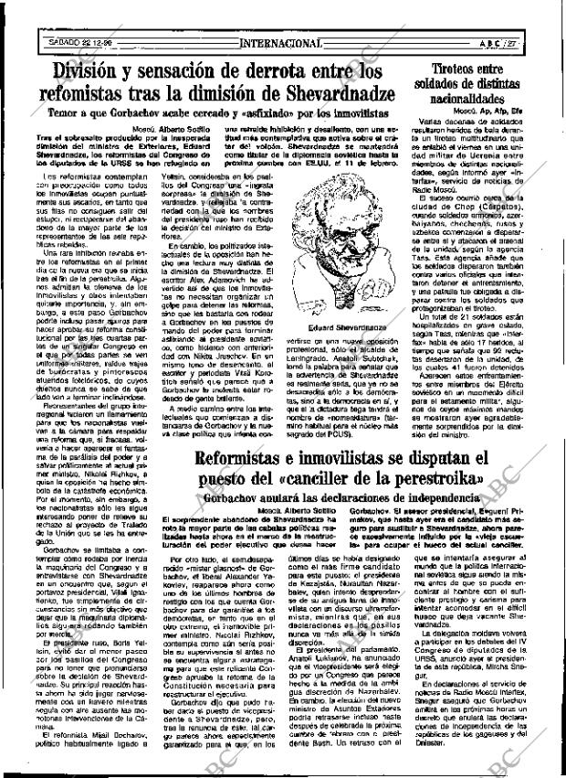 ABC SEVILLA 22-12-1990 página 27