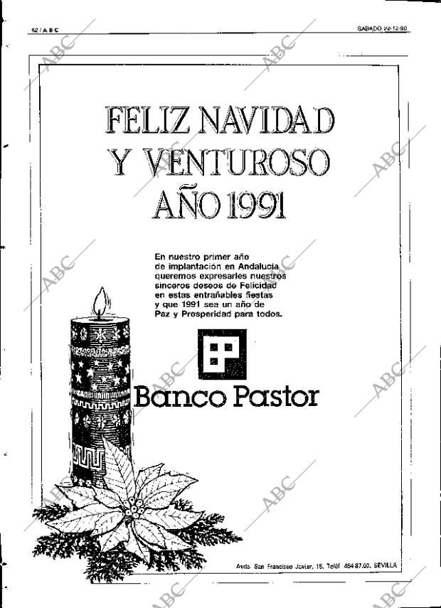 ABC SEVILLA 22-12-1990 página 62