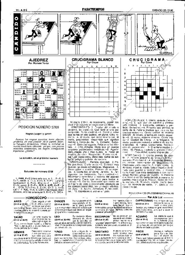 ABC SEVILLA 22-12-1990 página 90