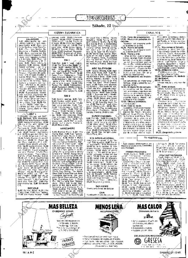 ABC SEVILLA 22-12-1990 página 98