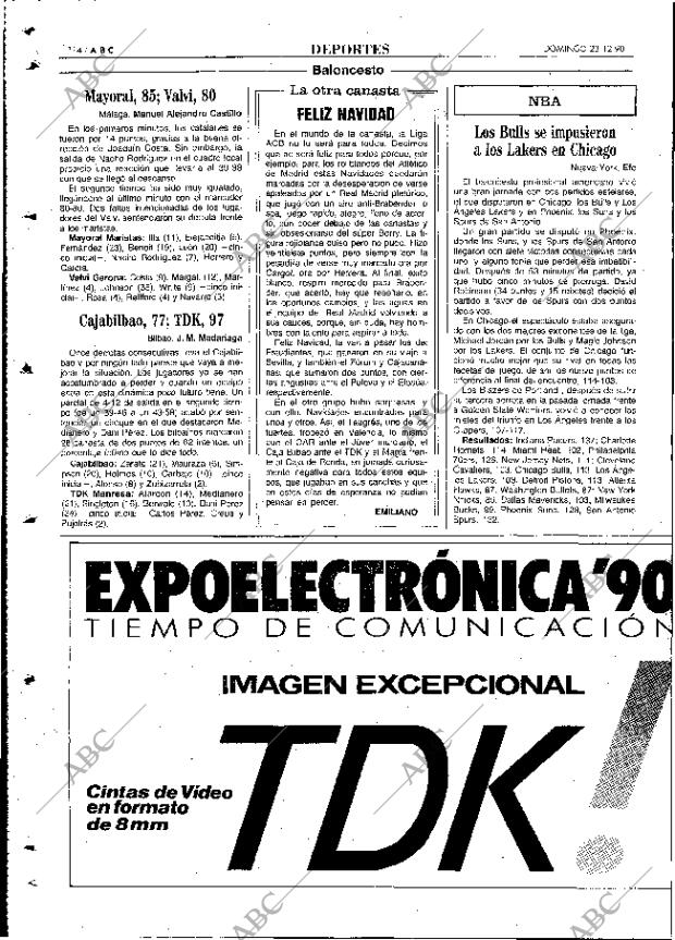 ABC MADRID 23-12-1990 página 114