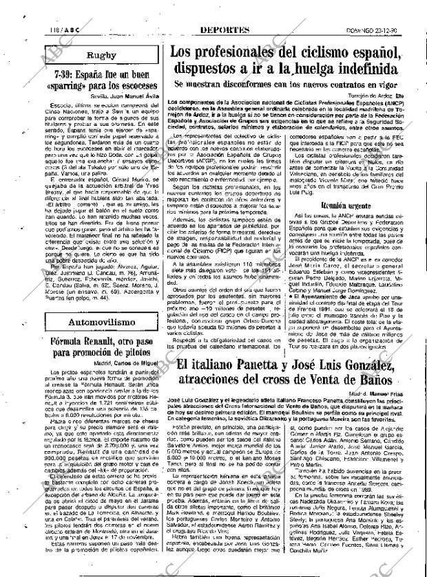 ABC MADRID 23-12-1990 página 118