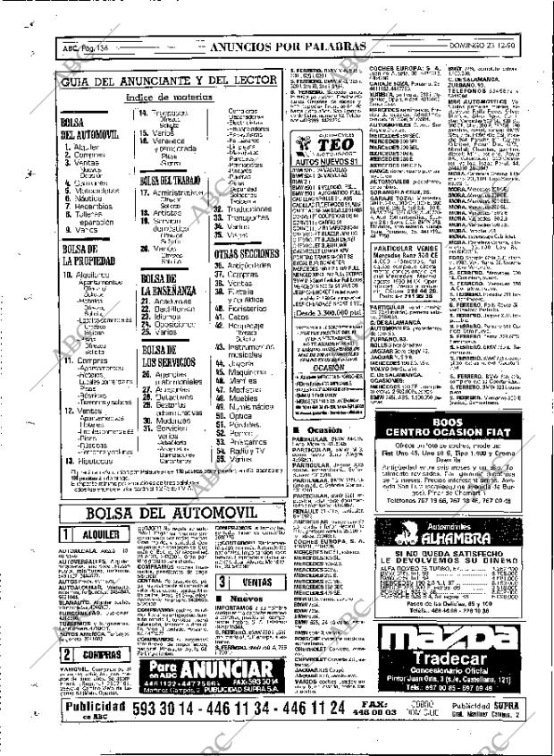 ABC MADRID 23-12-1990 página 136