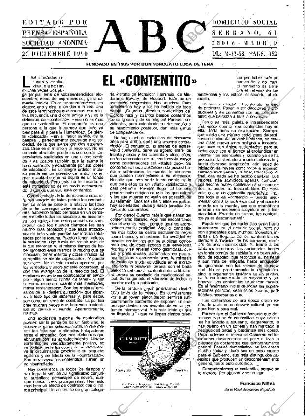 ABC MADRID 23-12-1990 página 3