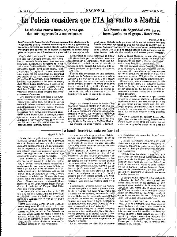 ABC MADRID 23-12-1990 página 30