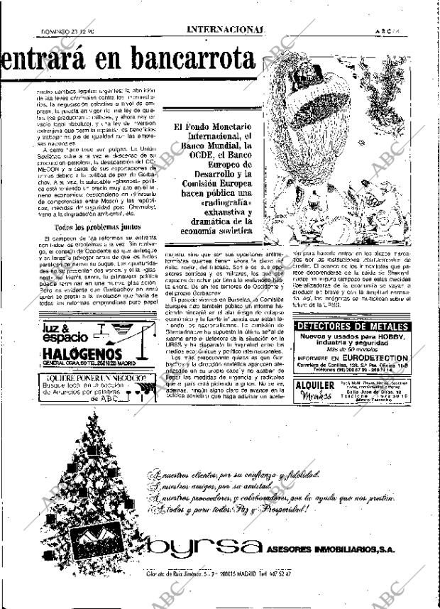 ABC MADRID 23-12-1990 página 41