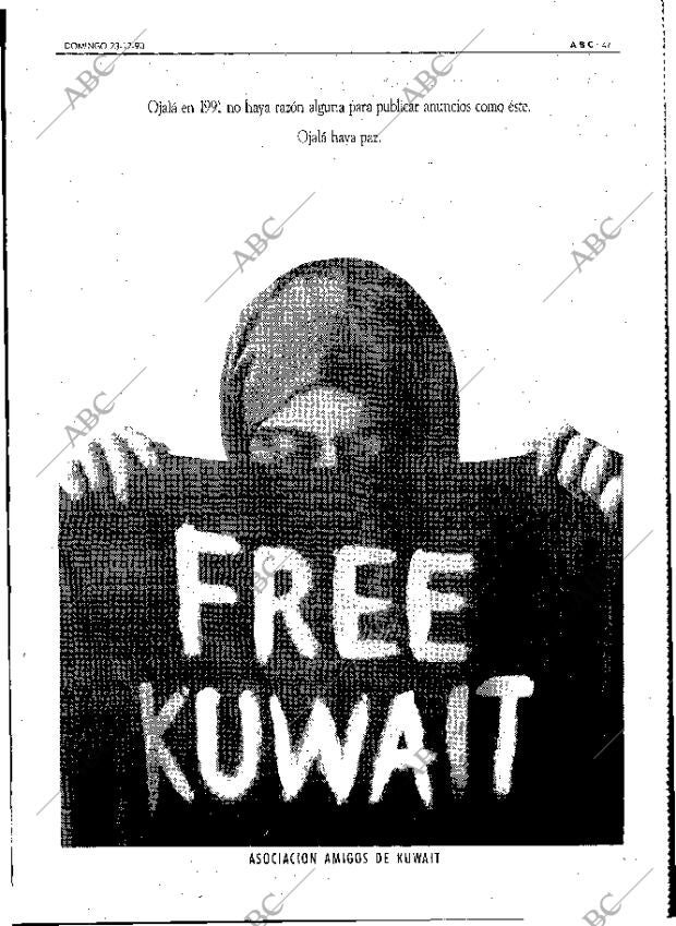 ABC MADRID 23-12-1990 página 47