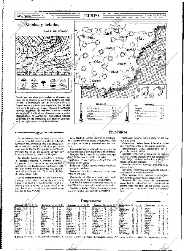 ABC MADRID 23-12-1990 página 58