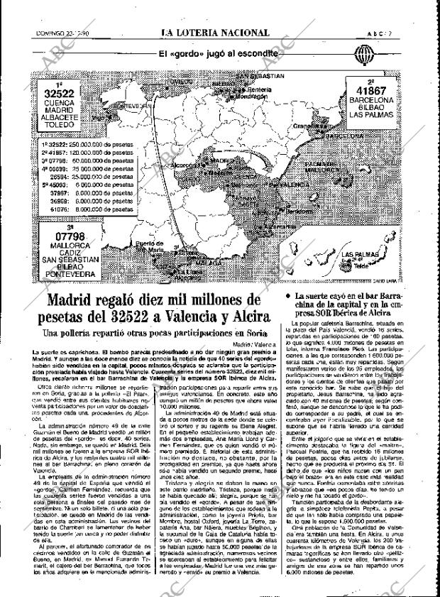 ABC MADRID 23-12-1990 página 71