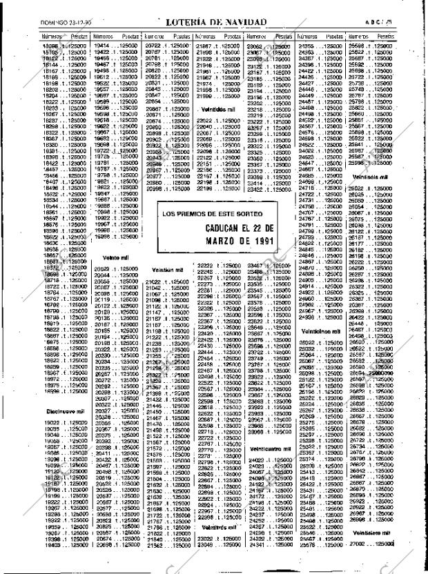 ABC MADRID 23-12-1990 página 75