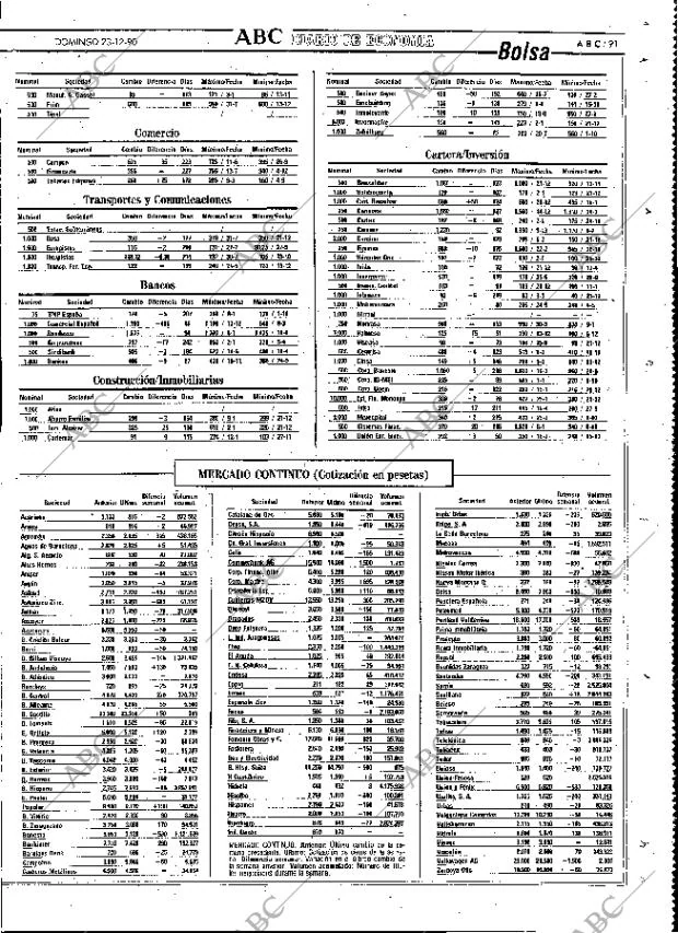 ABC MADRID 23-12-1990 página 91