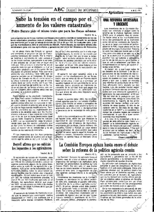 ABC MADRID 23-12-1990 página 95