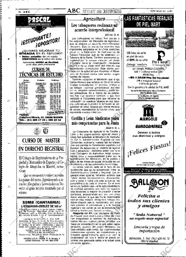 ABC MADRID 23-12-1990 página 96