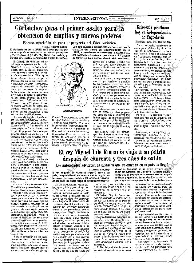 ABC MADRID 26-12-1990 página 25
