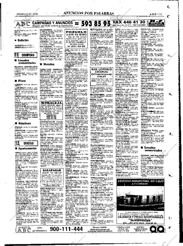 ABC MADRID 30-12-1990 página 113
