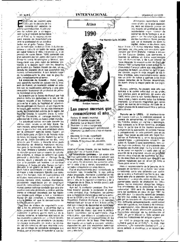 ABC MADRID 30-12-1990 página 38