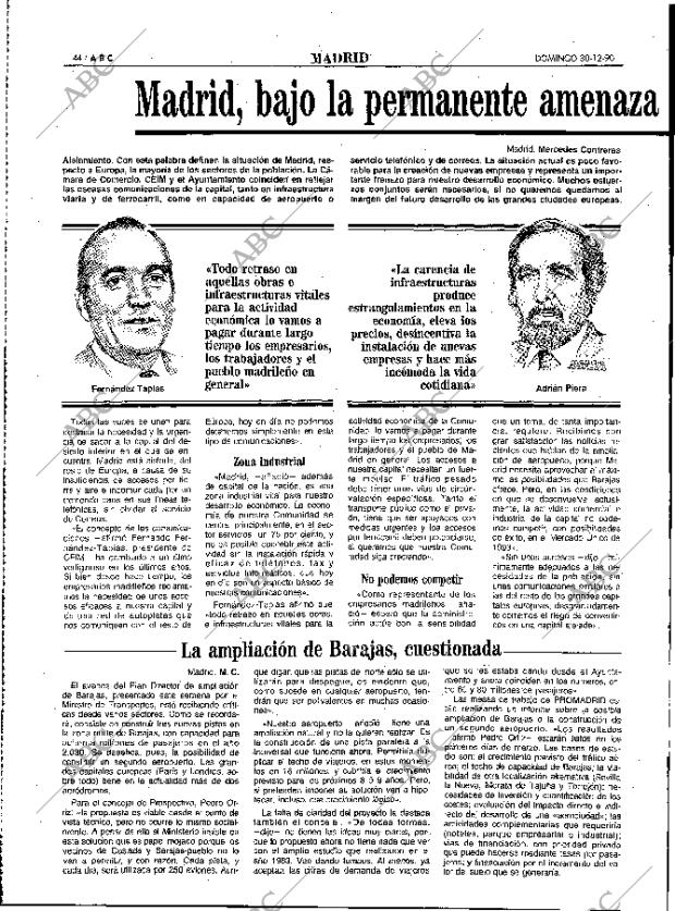 ABC MADRID 30-12-1990 página 44