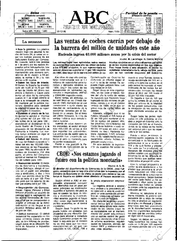 ABC MADRID 30-12-1990 página 61