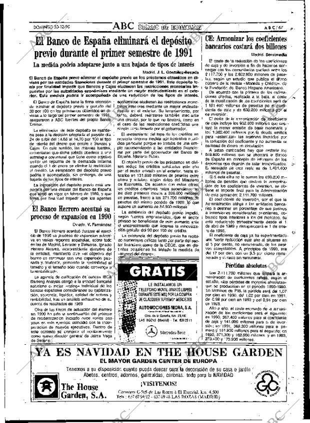 ABC MADRID 30-12-1990 página 67