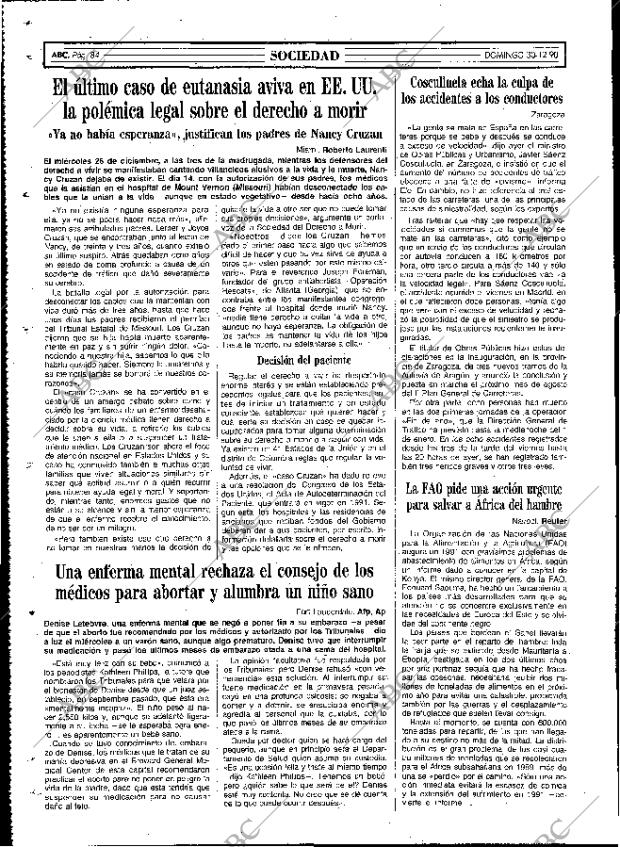 ABC MADRID 30-12-1990 página 84