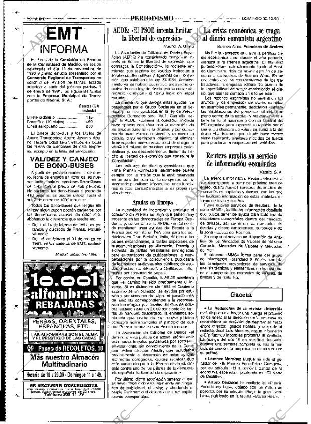 ABC MADRID 30-12-1990 página 86