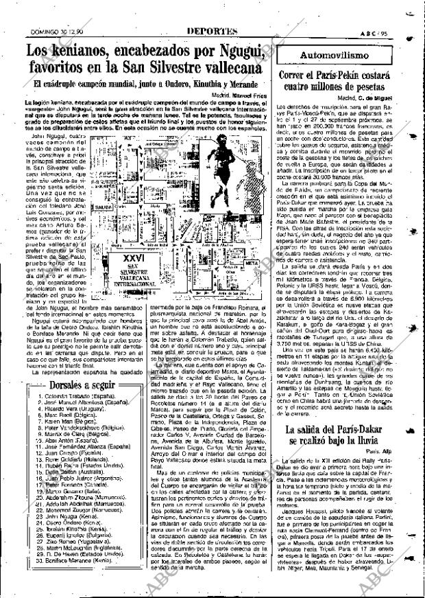 ABC MADRID 30-12-1990 página 95