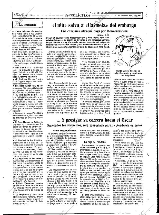 ABC MADRID 30-12-1990 página 99