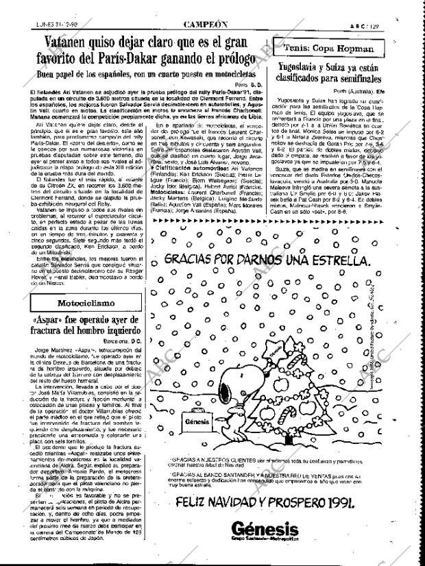 ABC MADRID 31-12-1990 página 129