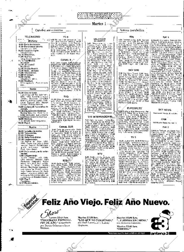 ABC MADRID 31-12-1990 página 158