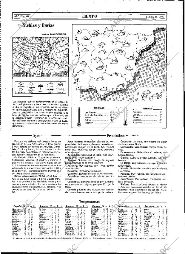 ABC MADRID 31-12-1990 página 44