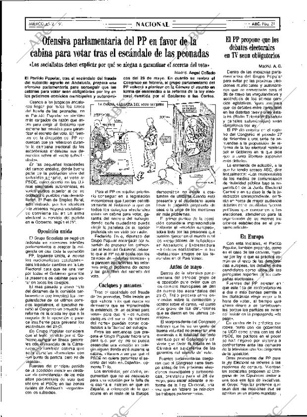 ABC MADRID 02-01-1991 página 21