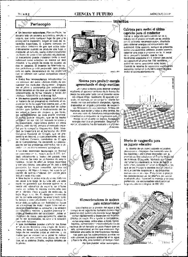 ABC MADRID 02-01-1991 página 74