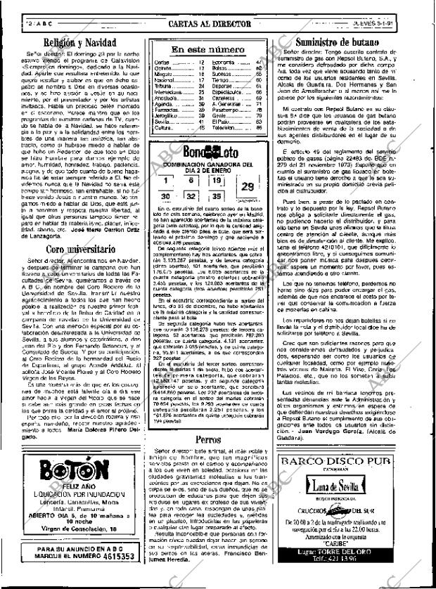 ABC SEVILLA 03-01-1991 página 12