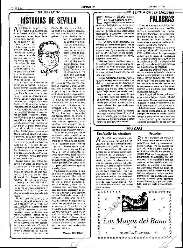 ABC SEVILLA 03-01-1991 página 14