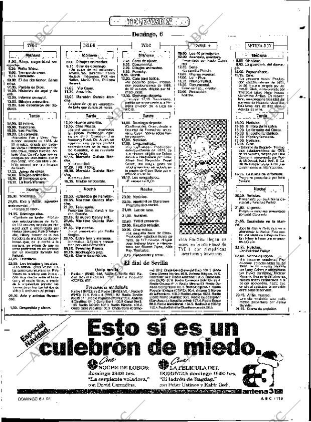 ABC SEVILLA 06-01-1991 página 119