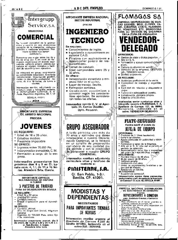 ABC SEVILLA 06-01-1991 página 68