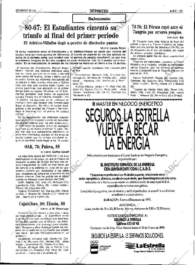 ABC SEVILLA 06-01-1991 página 93