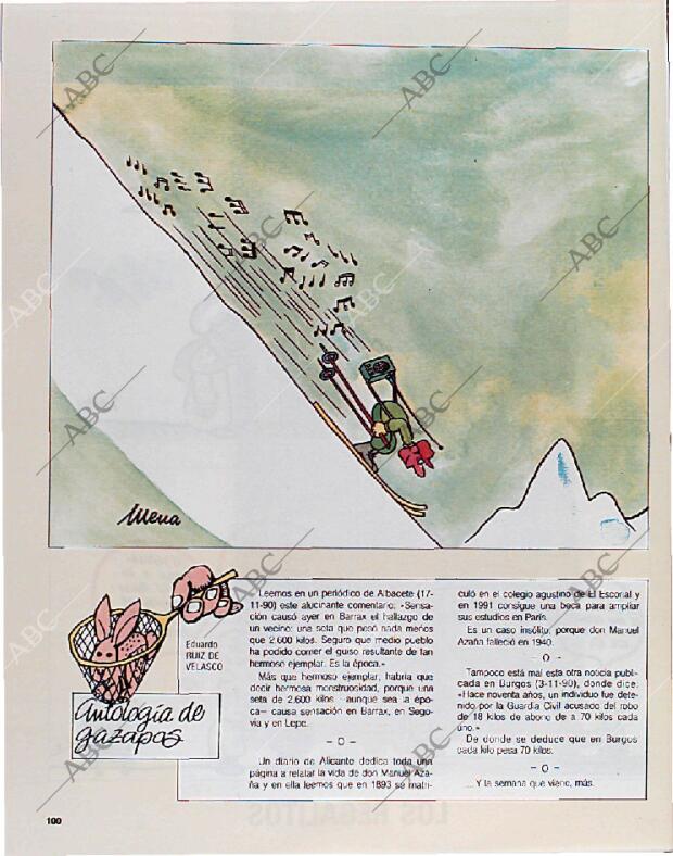 BLANCO Y NEGRO MADRID 06-01-1991 página 100