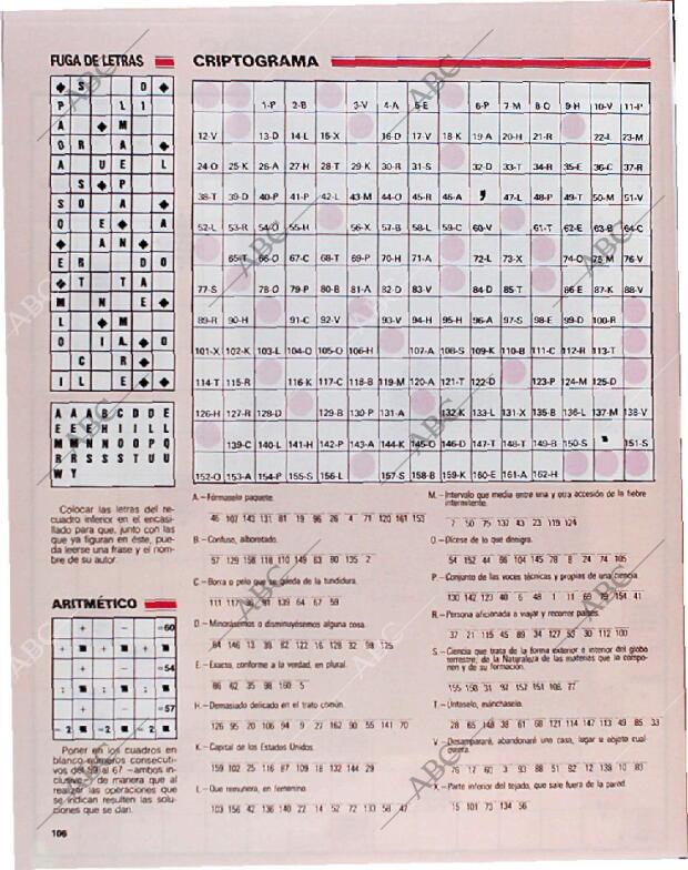 BLANCO Y NEGRO MADRID 06-01-1991 página 106