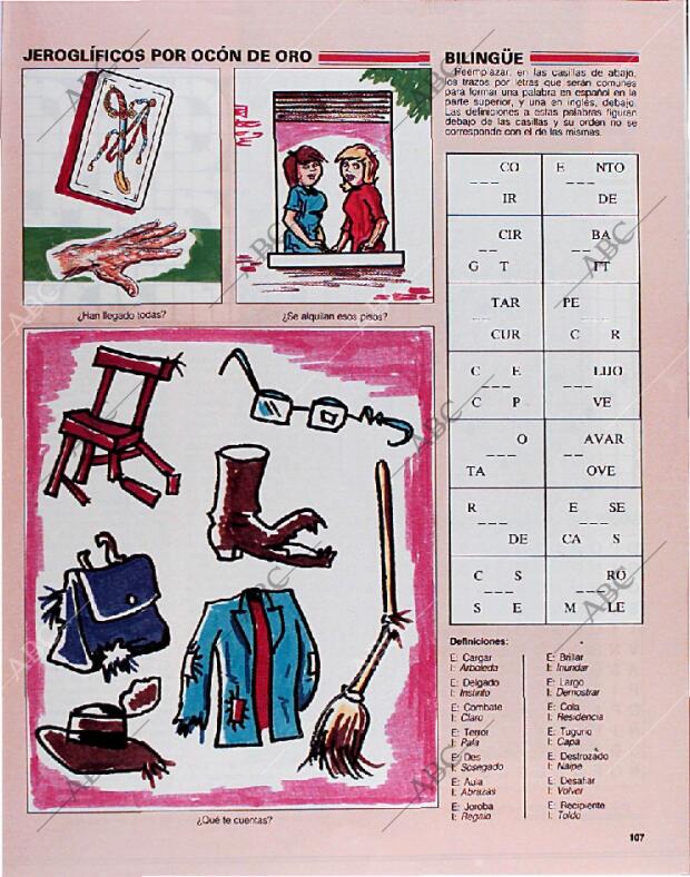 BLANCO Y NEGRO MADRID 06-01-1991 página 107