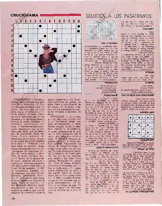 BLANCO Y NEGRO MADRID 06-01-1991 página 110